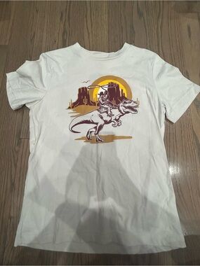 Thereabouts Boys Dinosaur Graphic Shirt Size M (10/12) Casual Tee